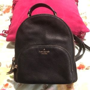 KATE SPADE BLACK SMALL BACKPACK